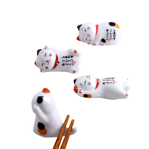 Fortune Cat Chopsticks Rest