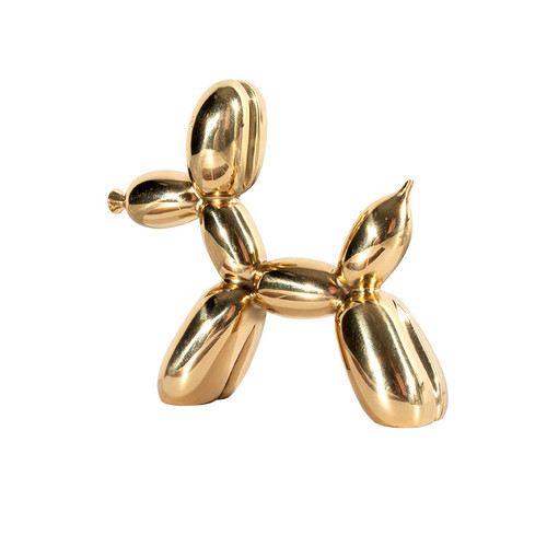 Gold Balloon Dog Sculpture