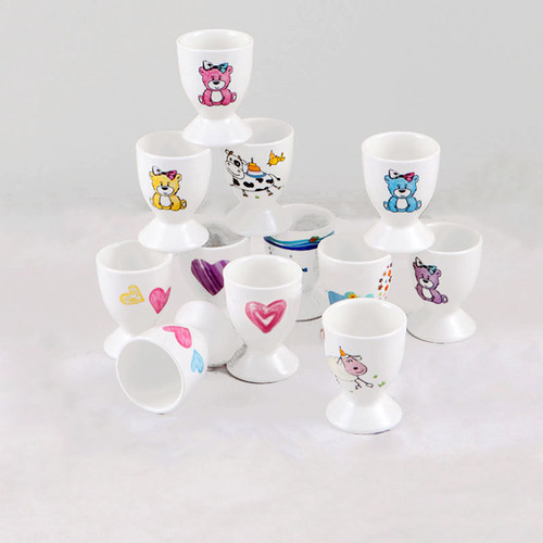 Fun Cartoon Porcelain Egg Cup