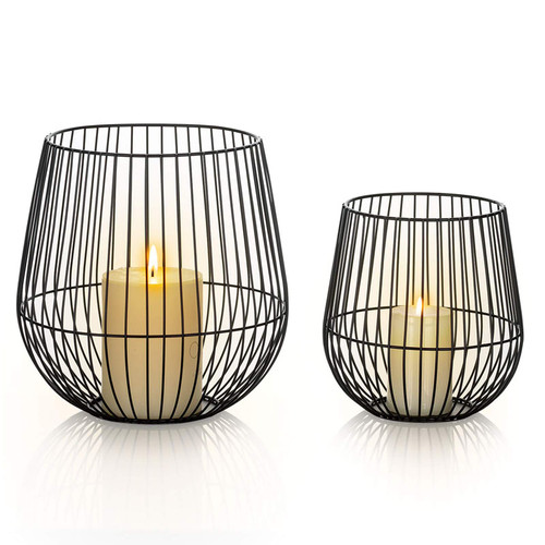 Black Wire Iron Lantern