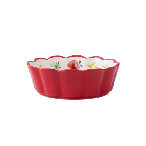 Scalloped Ramekin Bowl for Baking Crème Brulee Souffle