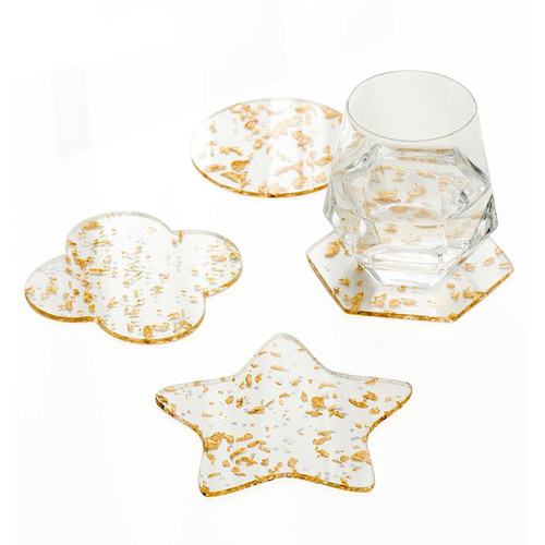 Golden Flecked Coaster
