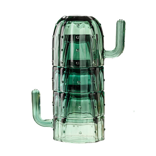 Cactus Stackable Glasses Set of 4