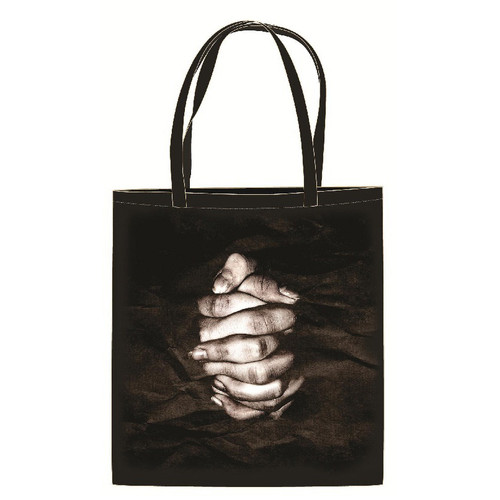 Shopping Tote Bag Black Sweden Designer Linnea Frank Pray