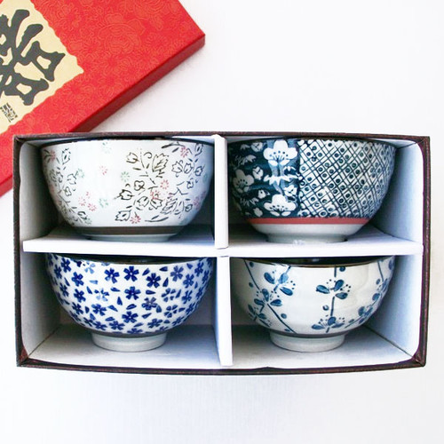 Japanese Rice Bowl Set AinoFurnishing