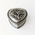 Mini Embossed Rose Pattern Metal Jewelry Case Trinket Box Wedding Favors