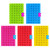 A6 Size Colorful Notebook Silicone Building Block Diary