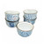 Authentic Handpainted Asian Style Flowering Straw 5pcs Bowls Gift Set