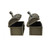 A delicate set of trinket boxes for keeping your babies’ first tooth and curl
