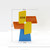A creative windmill shaped calendar, displays two months at once.
