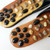 Foot massage slippers with natural pebble stone