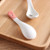 handmade ceramic soup spoon