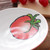 ceramic pasta plate tomato red