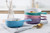 colored ceramic chili bowls with handles