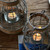 Rustic candle lantern for home decor bar restaurant garden wedding