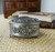 Vintage Heart Shape Trinket Box with Rose Hinged Carving