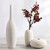 Unglazed Ceramic Flower Vases