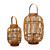 Woven Rattan Candle Lantern