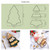 Christmas-tree-shaped serving tray