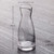 Clear glass sake flask bottle carafe