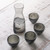 Gray Glass Decanter Sake Cups