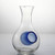 Blue glass cold sake decanter