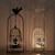 Vintage candle lantern for home wedding