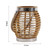 Timeless rustic design candle lantern adding a chic countryside touch