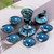 Ceramic Blue Reactive Glaze KongFu Teaware