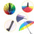 Rainbow umbrella windproof