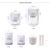 Unique Ceramic Glass Automatic Suction Flowerpot