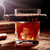 Whiskey Glass With Built-In Cigar Rest