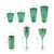 Vintage Green Home Hotel Restaurant Barware