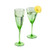 Fresh Green Wine Glasses