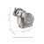 Metal Cartoon Elephant Coin Bank 