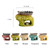 Elephant Design Ceramic Oil Burner With Flower Design Bowl - Assorted Colors