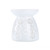 White Ceramic Hollow Flower Oil Burner