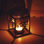 Romantic cut out leaves pattern candle holder aroma lamp