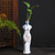 Elegant Traditional Cheongsam Lady Flower Vase