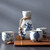 Handcrafted Sake Set Sea Wave Uncaria