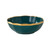 Vintage Green Gold Rim Bowls