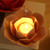 Ceramic Flower Shape Candle Holder