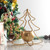 Gold Christmas Tree Votive Candle Holder