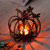 Halloween Decoration Metal Pumpkin shaped Tea Light Candle Holder 
