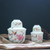 3 Piece Japanese Sake Set Peach Blossom Wine Pot Wine Cups