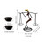 African Women Iron Rack Candle Holder Candlestick