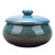 Reactive Glaze Ashtray with Lid