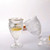 Gold Rim Embossed Design Wine Glasses for Red Wine or White Wine