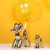 Pooping Balloon Dog Decoration for Kids Room