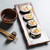 Ceramic Sushi  Set for One Person Brown Color